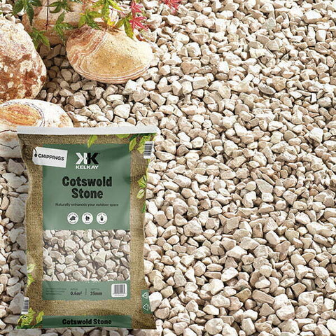 Cotswold Stone Chippings - 4 bags