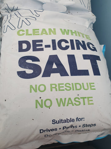 White De-Icing Salt - Easy Carry Bags 10kg