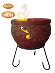 WYND The Dragon Celtic Firepit - Burgundy